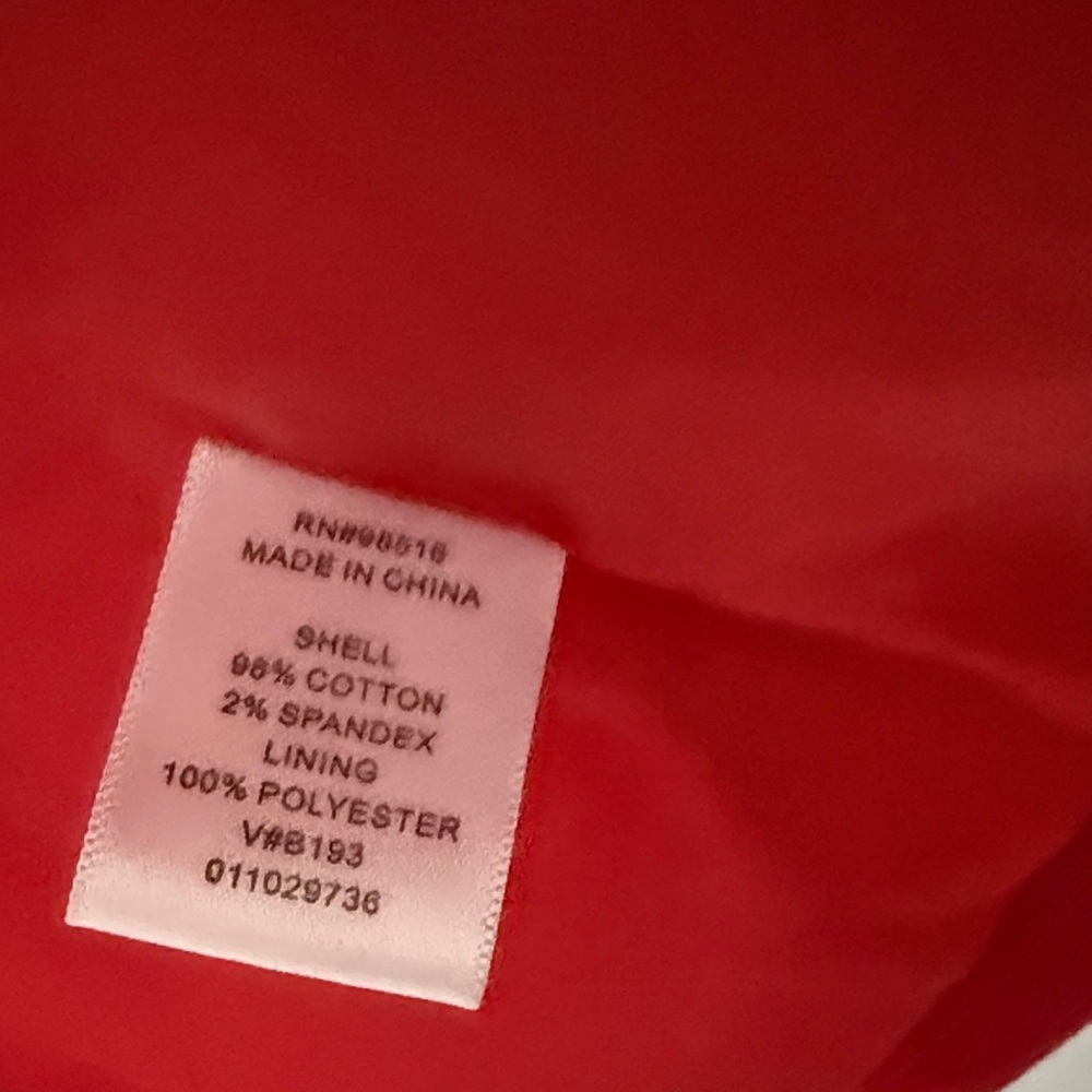Coldwater Creek Vibrant Red Shirt Jacket - Picture 7 of 8